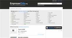 Desktop Screenshot of empresaschile.org